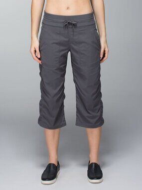 Lululemon Studio Crop Unlined in Soot